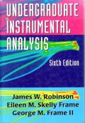 Undergraduate Instrumental  Analysis