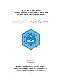 PRTDBBNLR BRIN : Validasi Metode Analisis Fosfat dalam Air Sungai dengan menggunakan Spektrofotometer UV-Vis