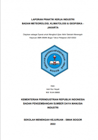 BMKG, Jakarta : Analisis Komposisi Kimia Air Hujan di Dramaga, Kota Bogor