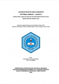 PPPTMGB LEMIGAS : Analisis Kadar Logam (Ca, Mg, dan Zn) pada Sampel Pelumas secara Spektrofotometri Serapan Atom