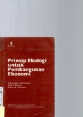 Prinsip Ekologi untuk Pembangunan Ekonomi