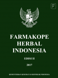 FarmaKope Herbal Indonesia edisi II tahun 2017