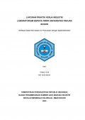 Laboratorium Service FMIPA Universitas Pakuan, Bogor : Verifikasi Kadar Nitrit dalam Air Permukaan dengan Spektrofotometri