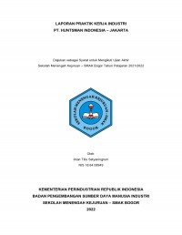 PT Hunstman Indonesia, Jakarta : Analisis Kadar Quinoline dalam Sampel Bahan Baku (Raw Material) Produk Zat Warna Tekstil