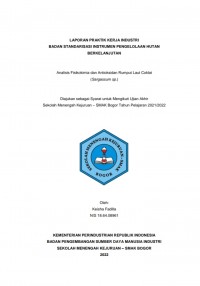 Balai Penelitian Teknologi Karet, Bogor : Analisis karakteristik karet alam dengan koagulan polyaluminium chloride