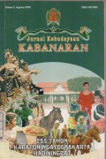Jurnal Kebudayaan Kabanaran : 255 Tahun Karaton Ngayogyakarta Hadiningrat