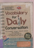 Vocabulary For Daily Conversation