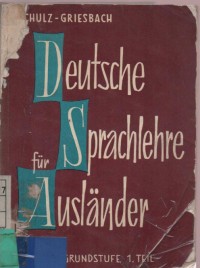 Deutsche Fur Sprachlehre Auslander Grundstufe I