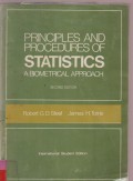 Principles And Procedures Of Statistics A Biometrical Approach