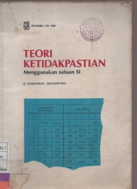 Teori Ketidakpastian Menggunakan Satuan SI