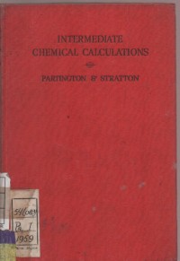 Intermediate Chemical Calculations