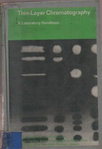 Thin- Layer Chromatography A Laboratory Handbook