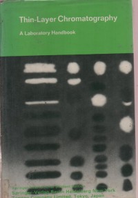 Thin- Layer Chromatography A Laboratory Handbook