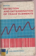 Detection And Determination of Trace Elements