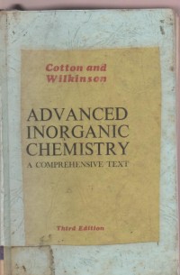 Advanced Inorganic Chemistry A Comprehensive Text