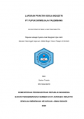 PT PUPUK SRIWIDJAJA LABORATORIUM PUSAT (1), PALEMBANG : control chart air boiler untuk parameter fosfat