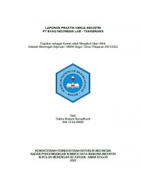 PT BVAQ Indonesia Lab : Analisis cemaran mikroba pada naget ayam berdasarkan standar mutu SNI 6683:2014