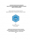 SURFACTANT AND BIOENERGY RESEARCH CENTER (SBRC), BOGOR : Penetapan Neraca Massa Sintesis Mono-Diasil Gliserol Melalui Esterifikasi PFAD dan Gliserol