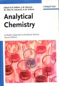 Analytical Chemistry ; A Modern Approach to Analytical Science Second Edition