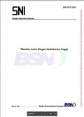 SNI 8019:2014 Standar Mutu Biogas Bertekanan Tinggi