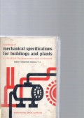 Mechanical Specifications For Buildings and Plants