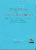 Encyclopedia Of Analytical Chemistry: Application, Theory and Instrumentation Volume 12B
