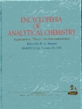 Encyclopedia Of Analytical Chemistry: Application, Theory and Instrumentation Volume 9A