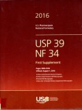 The United States Pharmacopeia , The National Formulary,USP 39, NF 34 First Supplement