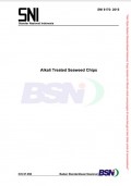 SNI 8170:2015 Alkali Treated Seaweed Chips