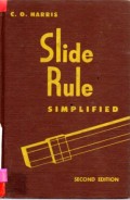 Slide Rule Simplified