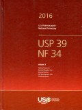 The United States  Pharmacopeia  , The National Formulary, USP 39, NF 34  volume 3