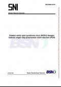 SNI 8094:2015 Deteksi White Spot Syndrome Virus (WSSV) dengan Metode Single Step Polymerase Chain Reaction (PCR)