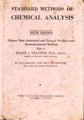 Standard Methods of Chemical Analysis volume two - Industrial adn Natural Products and Noninstrumental Methods Part A