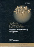 handbook of Reagents for Organic Synthesis : Fluorine - Containing Reagents