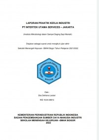 PT Intertek Utama Services, Jakarta (Divisi Food) : Analisis mikrobiologi dalam sampel daging sapi mentah
