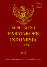 SUPLEMEN I FARMAKOPE INDONESIA EDISI VI 2022 KEMENTERIAN KESEHATAN REPUBLIK INDONESIA