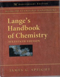 Lange's Handbook of Chemistry
